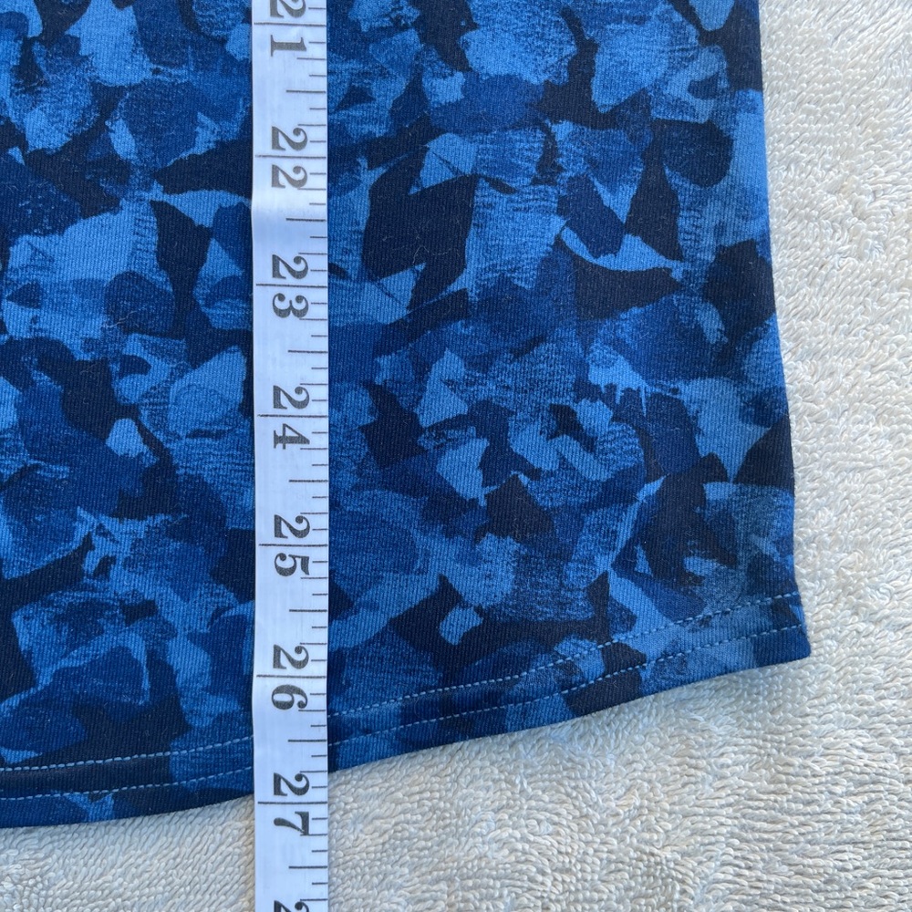 Lululemon Blue Print Women's Tank Top yoga Pilates outdoors summer Medium Large - Picture 6 of 6
